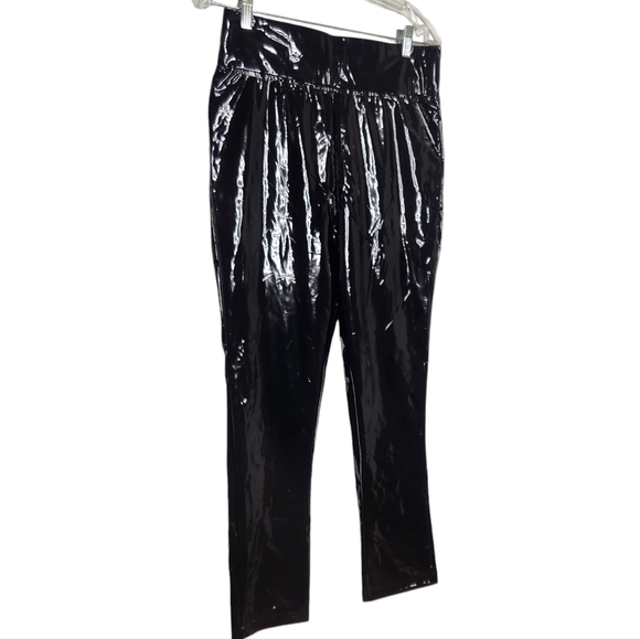 STEVE MADDEN Eden Patent Faux Leather Liquid High Rise Legging - Picture 3 of 10